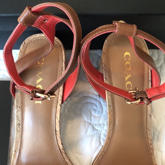 Coach Thompson Suede Sandals - Picture 3 of 8